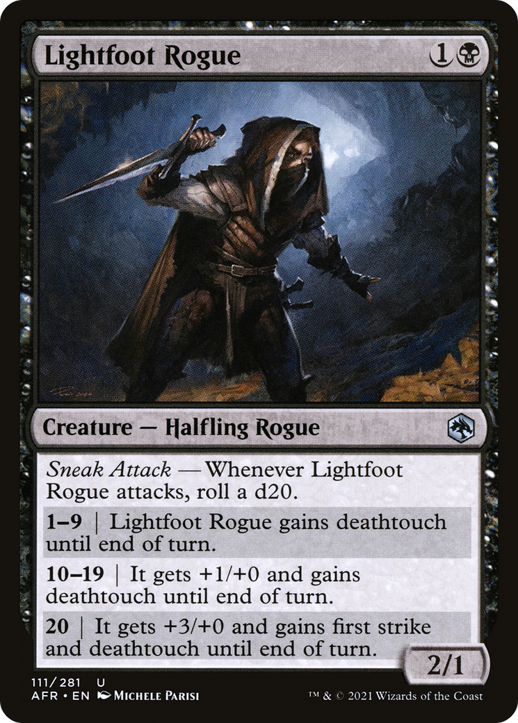 Lightfoot Rogue (111) Foil - Adventures in the Forgotten Realms
