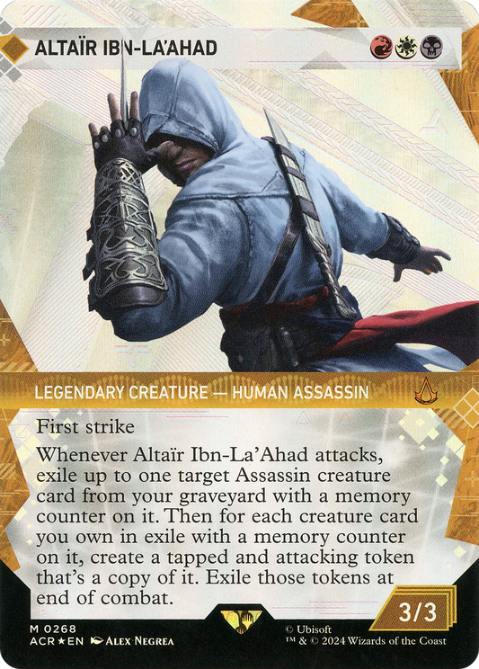 Altaïr Ibn-La'Ahad: (Showcase)(Borderless) Foil (268)