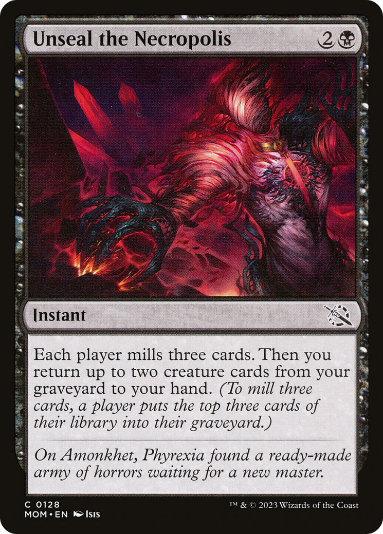 Unseal the Necropolis (128) Foil - March of the Machine