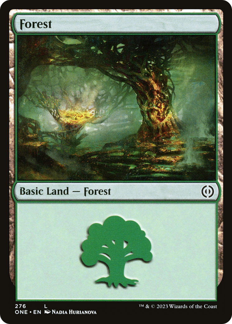 Forest (276) - Phyrexia: All Will Be One