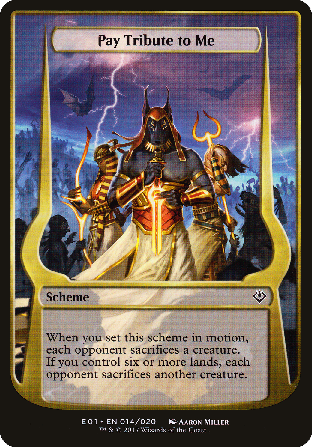 Pay Tribute to Me (Archenemy: Nicol Bolas) (014) - Archenemy: Nicol Bolas Schemes