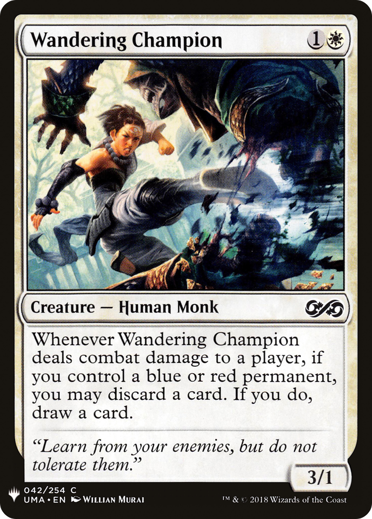 Wandering Champion (UMA-42) - The List