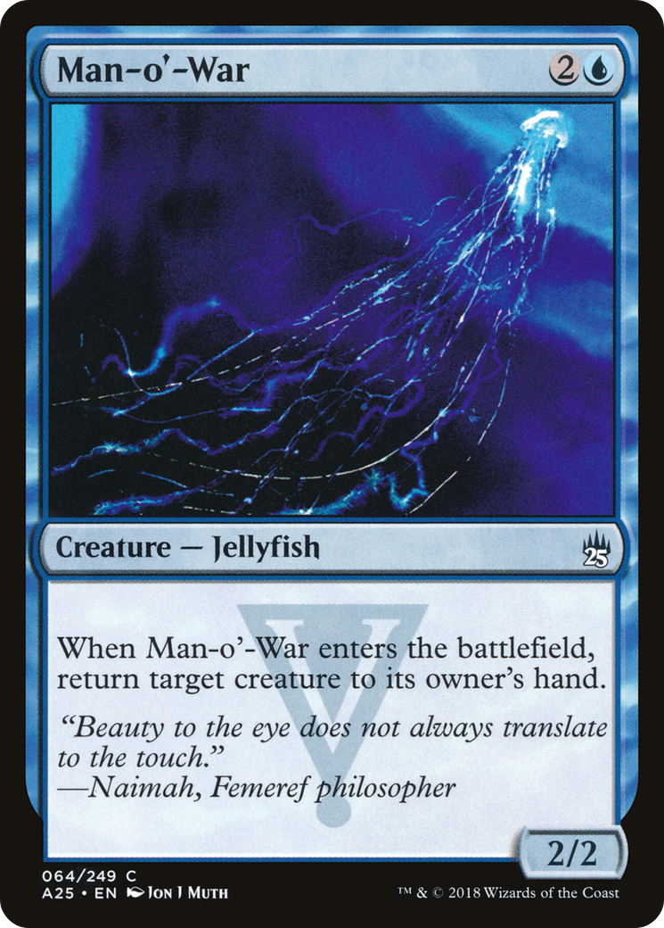 Man-o'-War (064) Foil - Masters 25