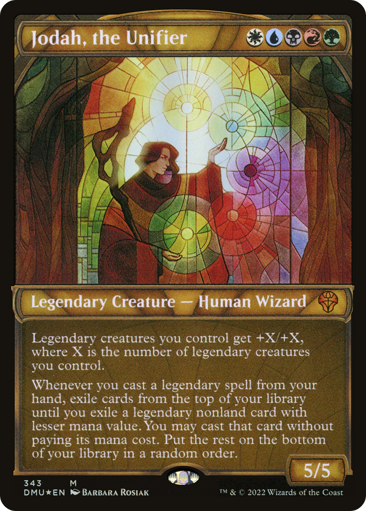 Jodah, the Unifier (Showcase) (343) Foil - Dominaria United