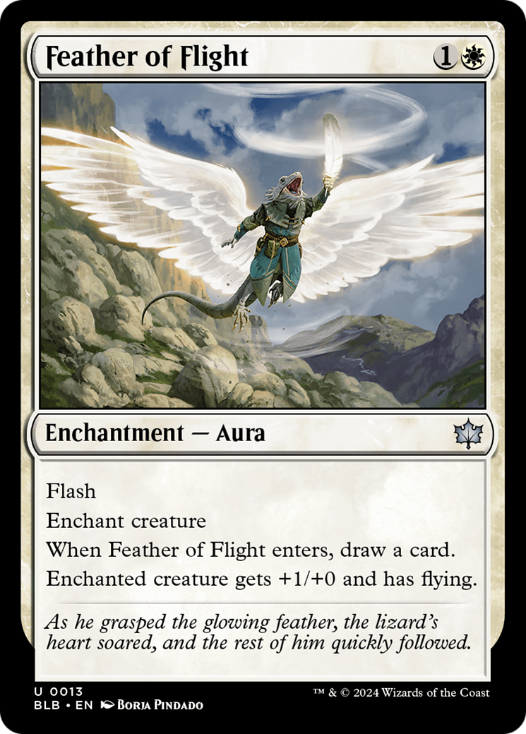 Feather of Flight (013) Foil - Bloomburrow