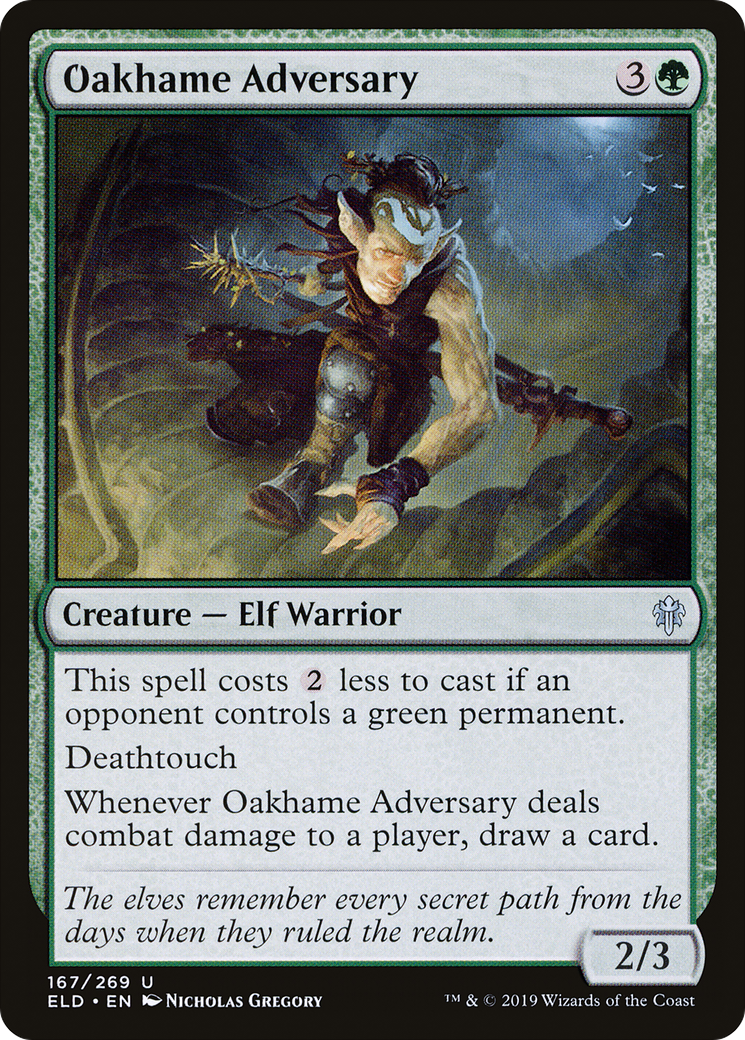 Oakhame Adversary (167) Foil - Throne of Eldraine