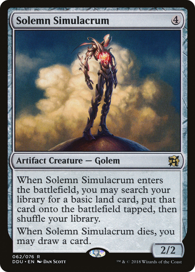 Solemn Simulacrum (062) - Duel Decks: Elves vs. Inventors