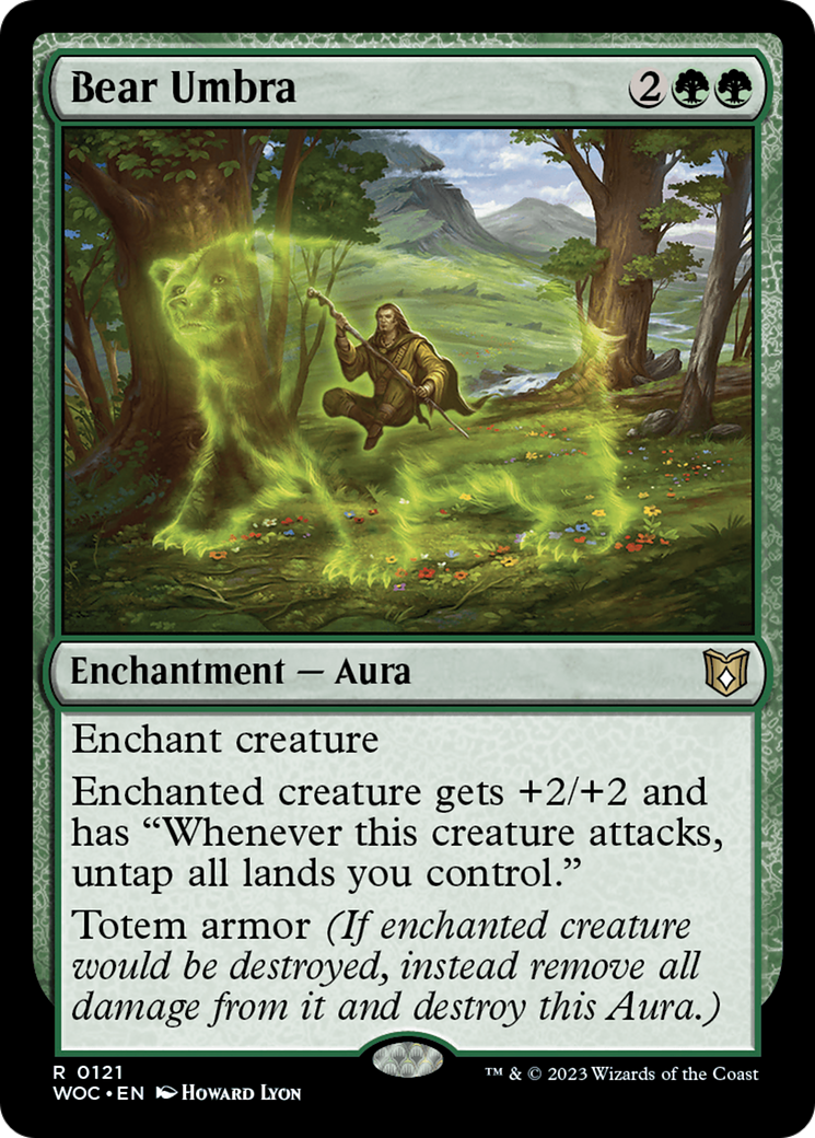Bear Umbra (121) - Wilds of Eldraine Commander