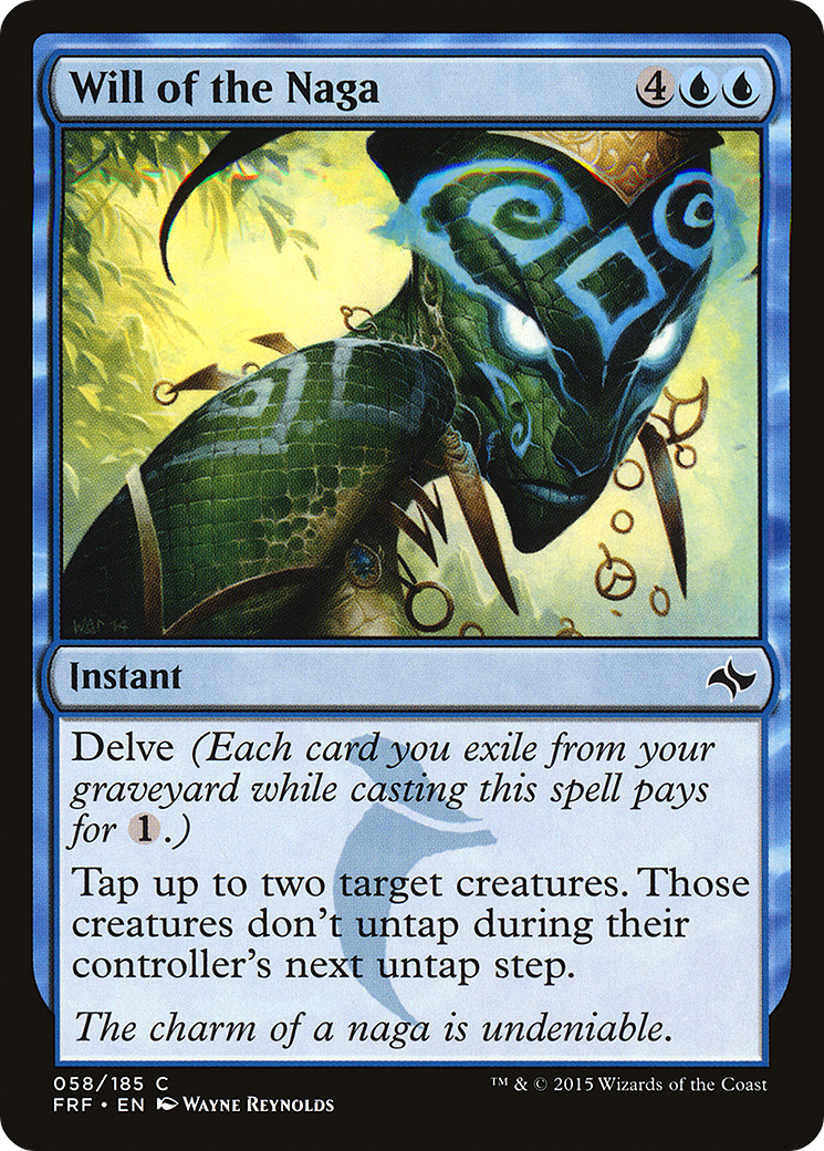 Will of the Naga (058) Foil - Fate Reforged