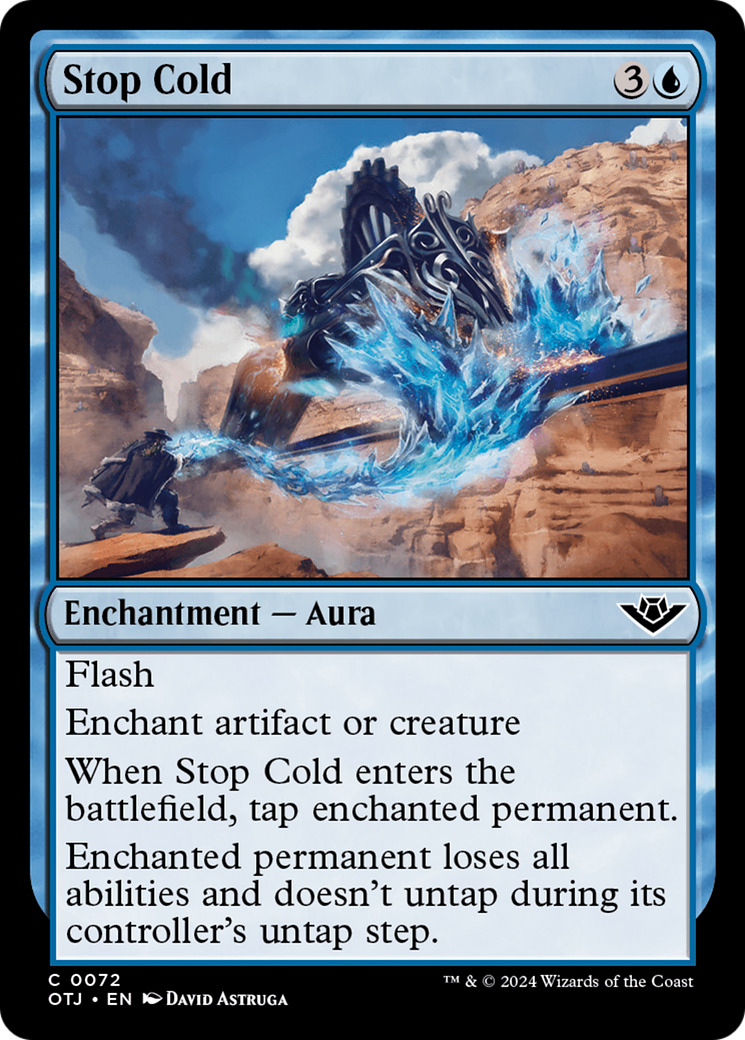Stop Cold (072) Foil - Outlaws of Thunder Junction