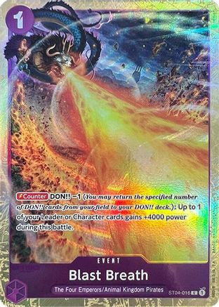 Blast Breath (Premium Card Collection -Best Selection Vol. 1-) (ST04-016) Foil