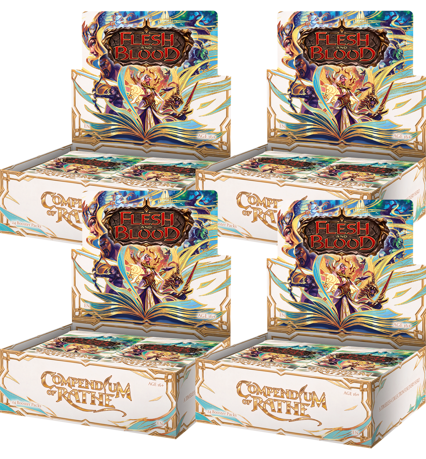 Flesh and Blood: Compendium of Rathe - Booster Case (4 Displays)