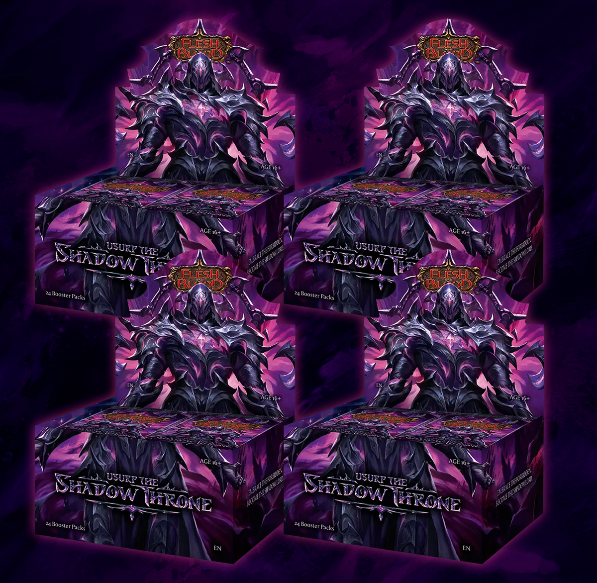 Flesh and Blood: Usurp the Shadow Throne - Booster Case (4 Displays)
