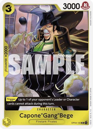 Capone"Gang"Bege (Reprint) (OP04-100) Foil