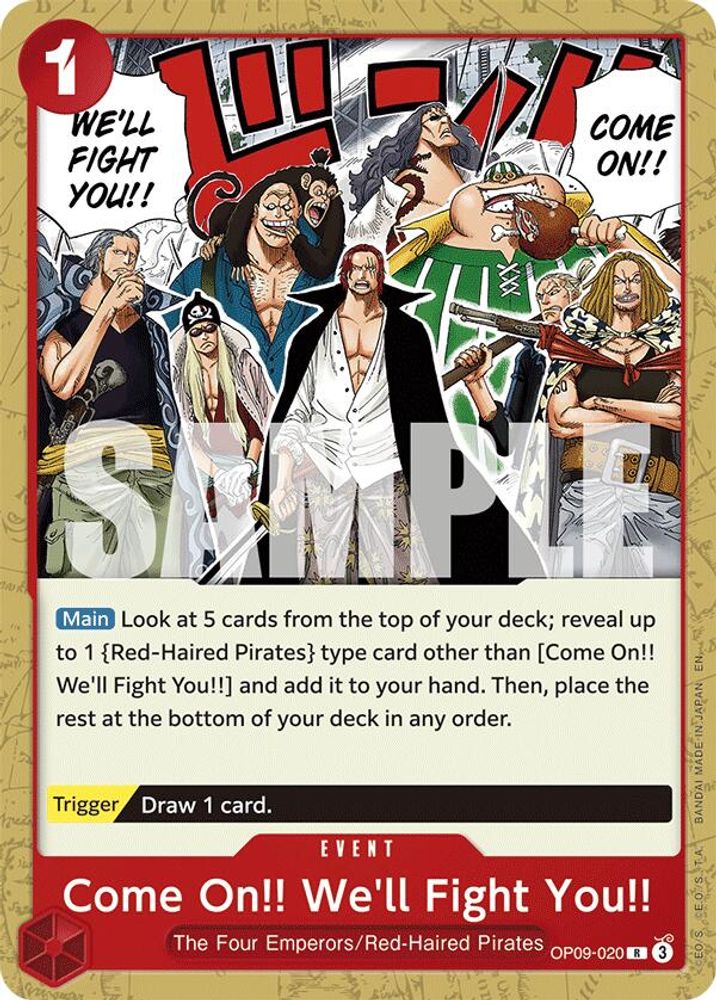 Come On!! We'll Fight You!! (Reprint) (OP09-020)