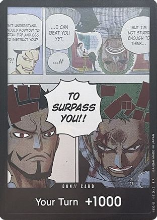 DON!! Card (Mihawk & Zoro) (Double Pack Set Vol. 3) Foil - OP06
