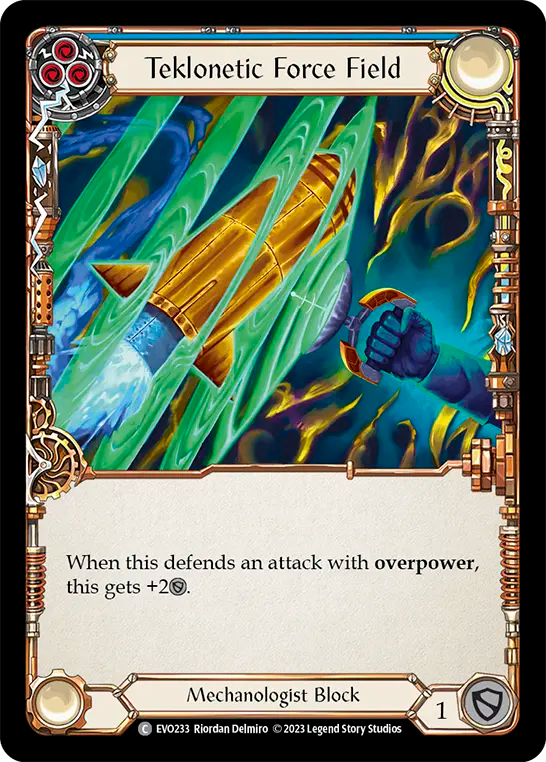 Teklonetic Force Field (Blue) (EVO233) - Bright Lights