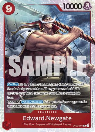 Edward.Newgate (Reprint) (OP02-004) Foil