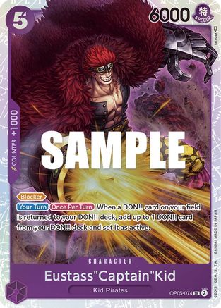 Eustass"Captain"Kid (OP05-074) Foil