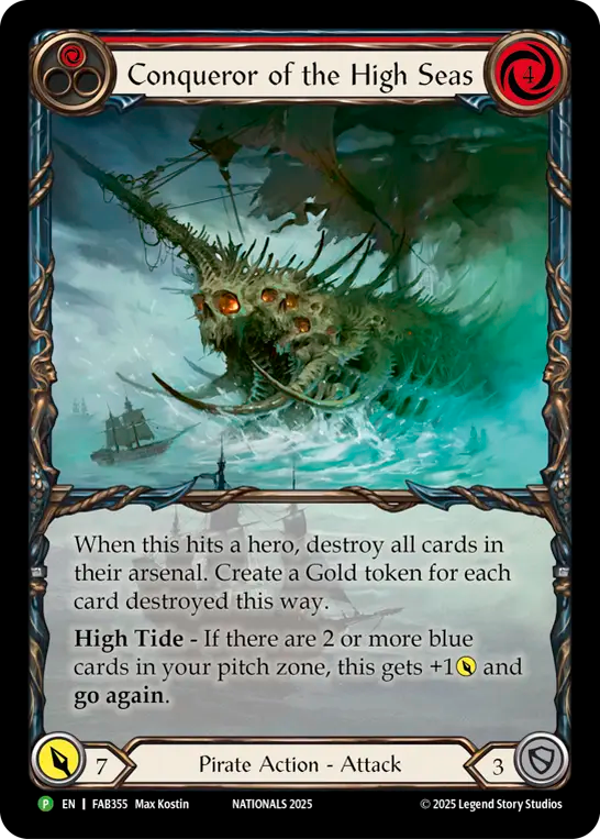 Conqueror of the High Seas (FAB355) Rainbow Foil - FaB Promos