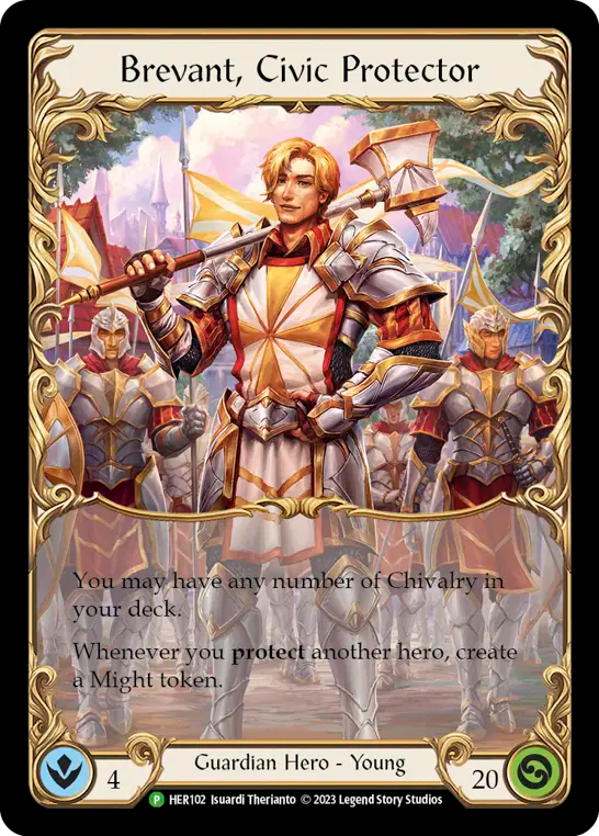 Brevant, Civic Protector (HER102) Cold Foil - FaB Promos