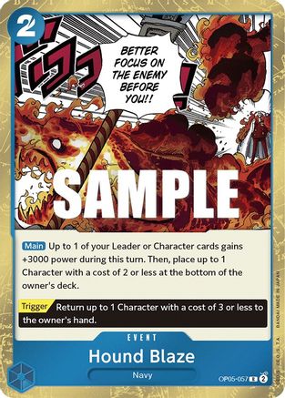 Hound Blaze (OP05-057) Foil
