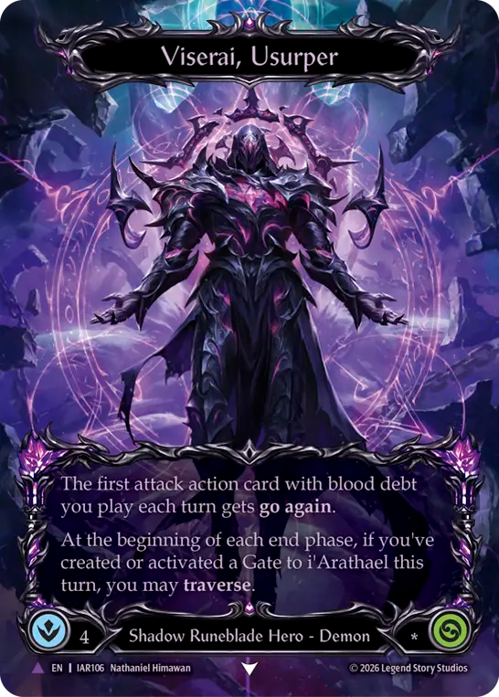 Viserai, the Forsaken // Viserai, Usurper (Marvel) (IAR106) Cold Foil - Usurp the Shadow Throne