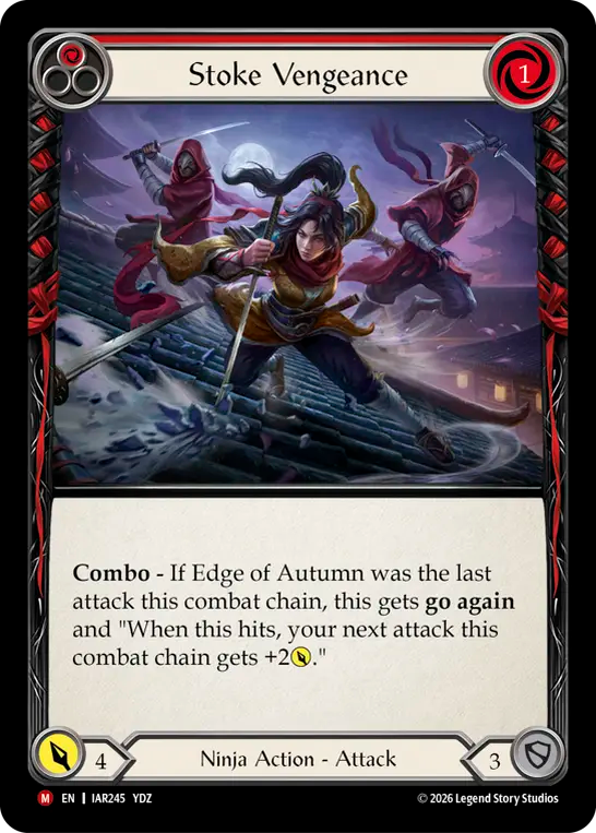 Stoke Vengeance (Red) (IAR245) - Usurp the Shadow Throne