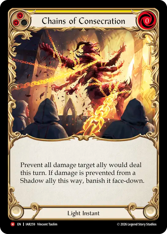 Chains of Consecration (Yellow) (IAR259) - Usurp the Shadow Throne