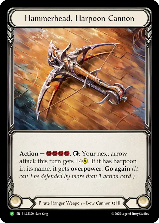 Hammerhead, Harpoon Cannon (LGS399) Rainbow Foil - FaB Promos