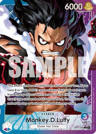 Monkey.D.Luffy (Alternate Art) (OP11-040) Foil