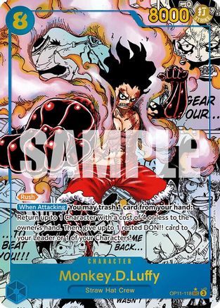 Monkey.D.Luffy (Manga) (OP11-118) Foil