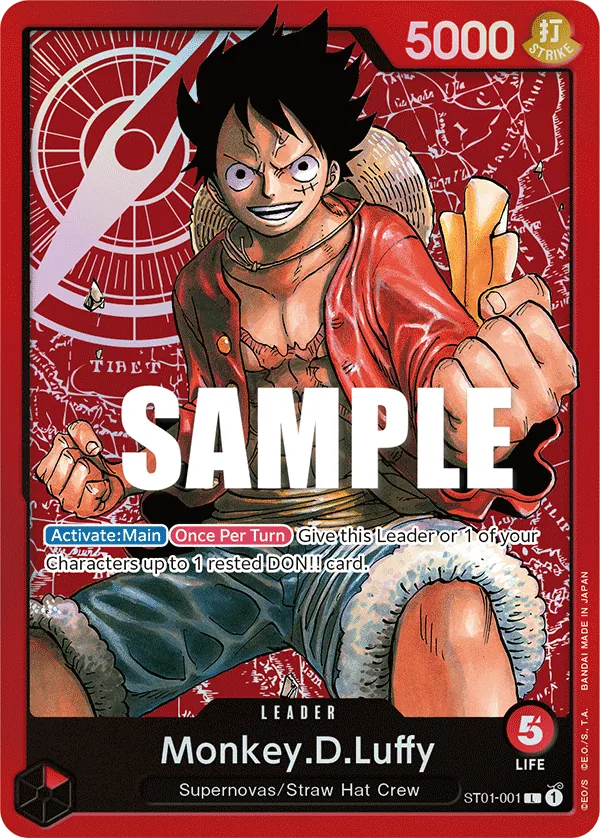 Monkey.D.Luffy (ST01-001) Foil