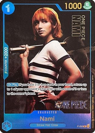 nami one piece card game Nami (Premium Card Collection -Live Action Edition-) (P-053) Foil