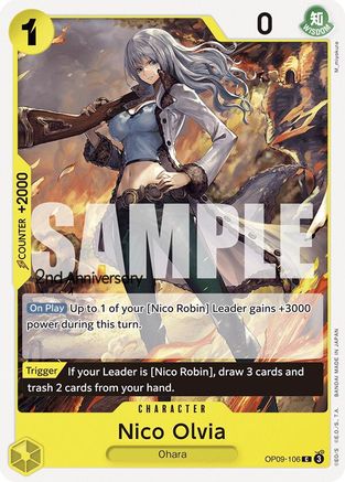 Nico Olvia (OP09-106) 2nd Anniversary Tournament Cards