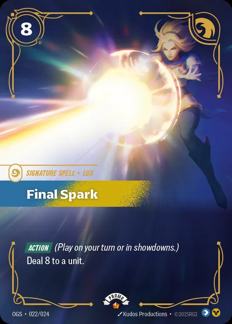 Final Spark (022) Foil - Riftbound Promotional Cards