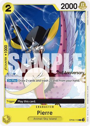 Pierre (OP09-110) 2nd Anniversary Tournament Cards