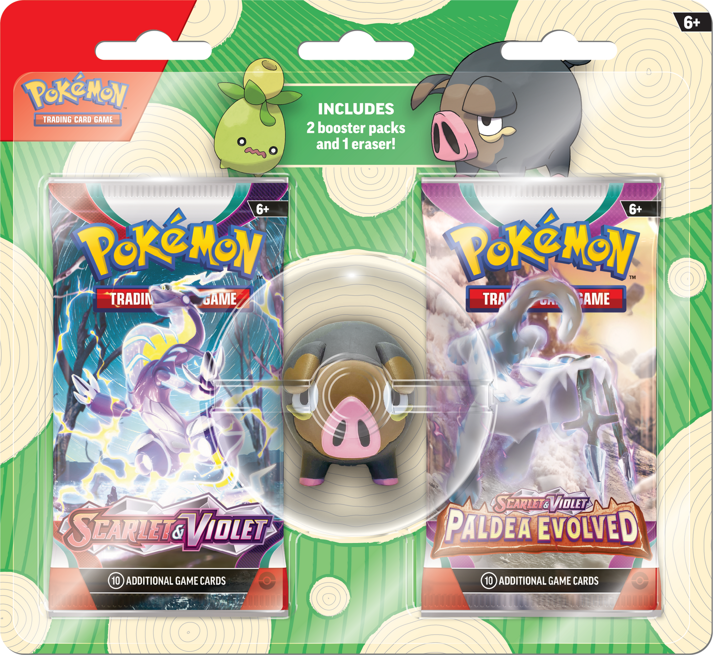 Pokémon TCG: Back to School Eraser Blister 2023