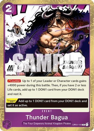 Thunder Bagua (OP01-119) Foil