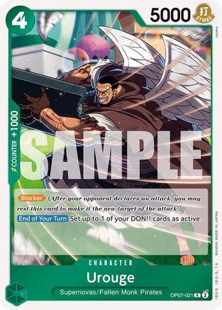 Urouge (OP07-021) Foil