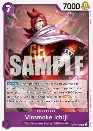 Vinsmoke Ichiji (OP06-061) Foil