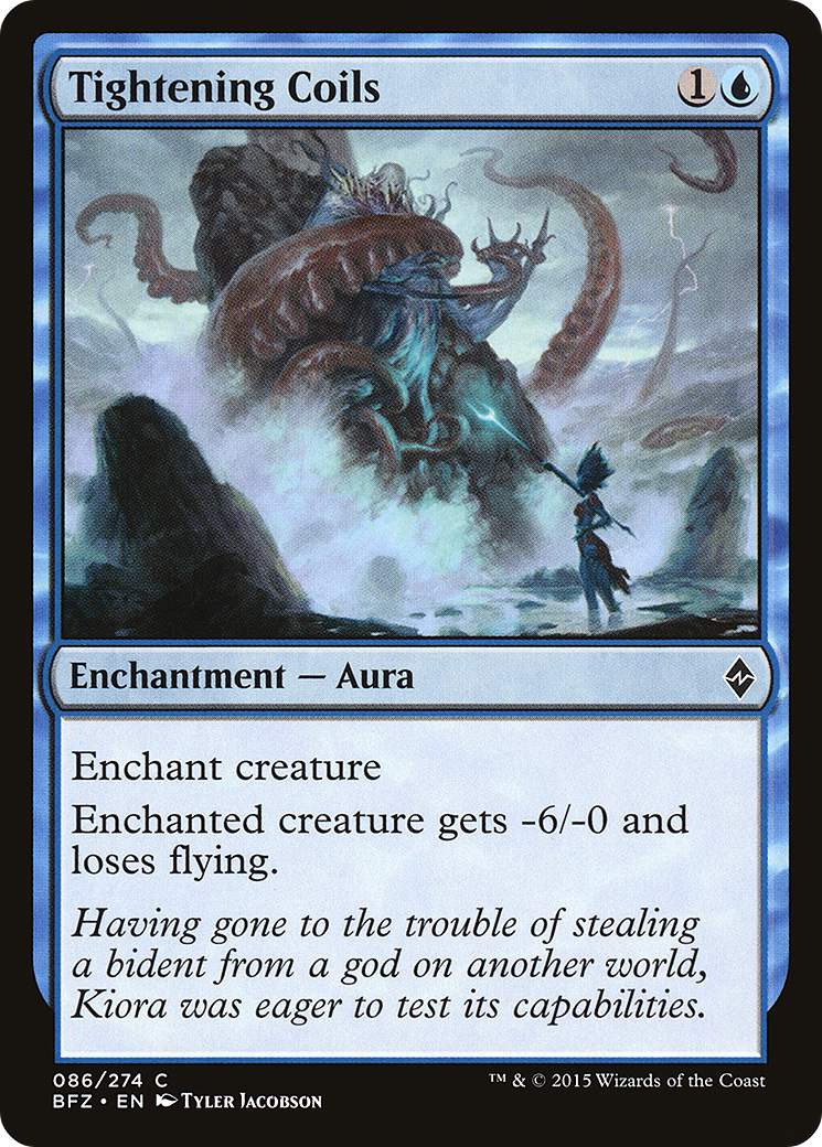 Tightening Coils (086) Foil - Battle for Zendikar