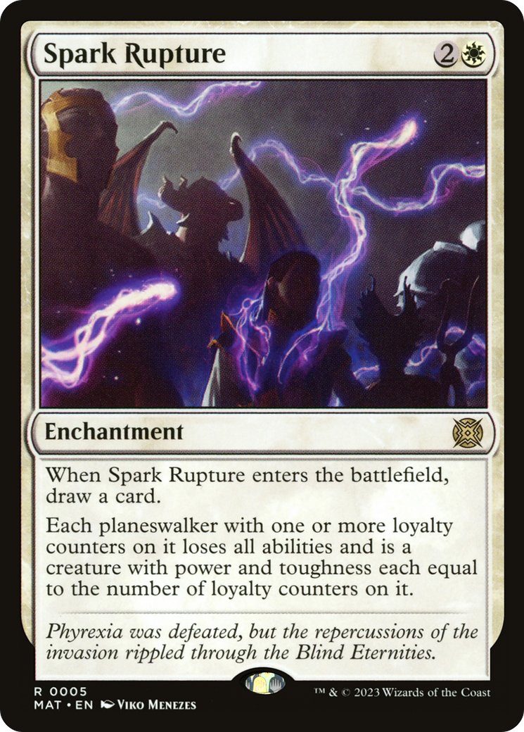 Spark Rupture (005) Foil - March of the Machine: The Aftermath