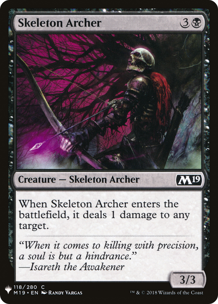 Skeleton Archer (M19-118) - The List