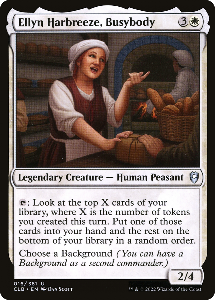 Ellyn Harbreeze, Busybody (016) - Commander Legends: Battle for Baldur's Gate