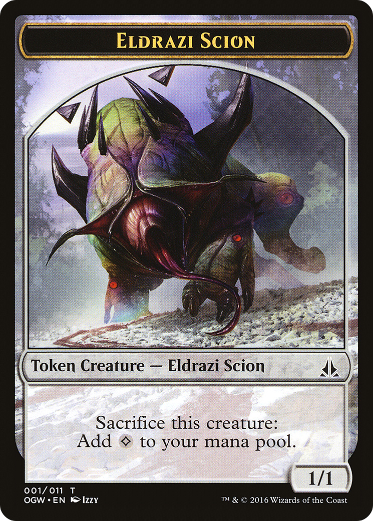 Eldrazi Scion Token (001) - Oath of the Gatewatch Tokens