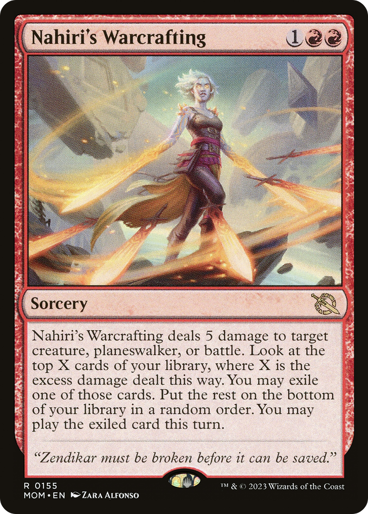 Nahiri's Warcrafting (155) Foil - March of the Machine
