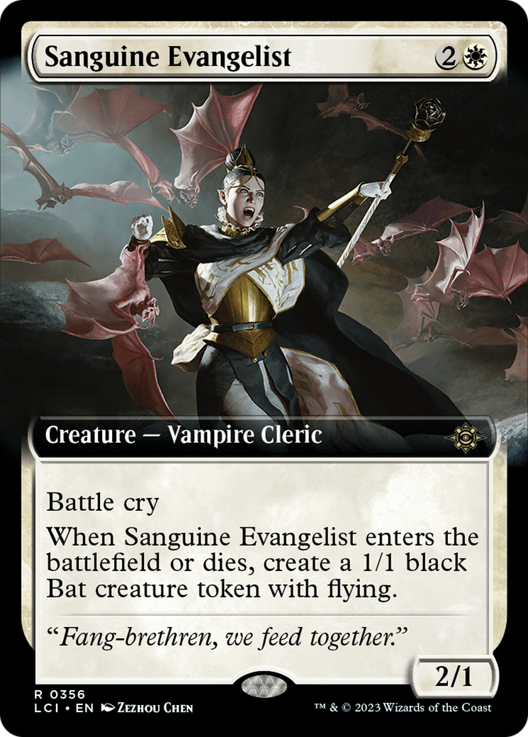 Sanguine Evangelist (Extended Art) (356) Foil - The Lost Caverns of Ixalan