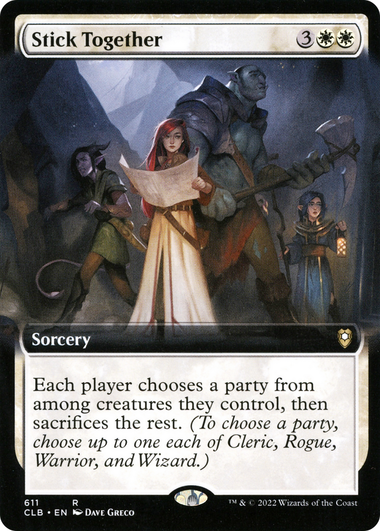Stick Together (Extended Art) (611) - Commander Legends: Battle for Baldur's Gate