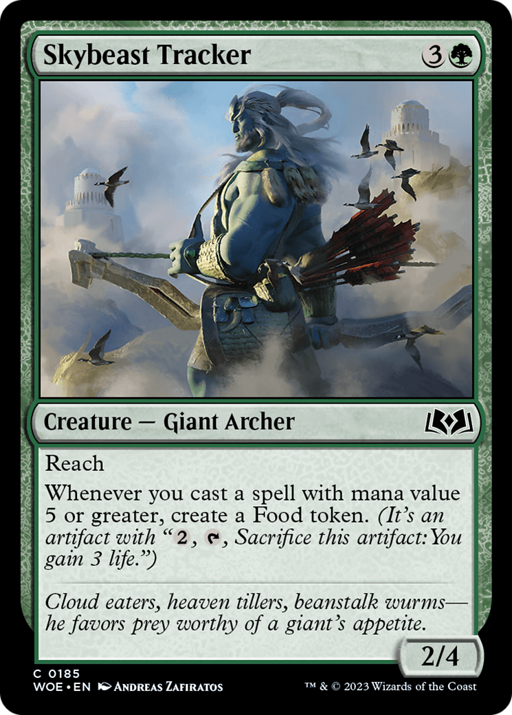 Skybeast Tracker (185) Foil - Wilds of Eldraine